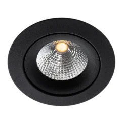 Loftlamper|Indbygningsspots ^ The Light Group SLC One 360° SunLike LED indbygningslampe sort 930