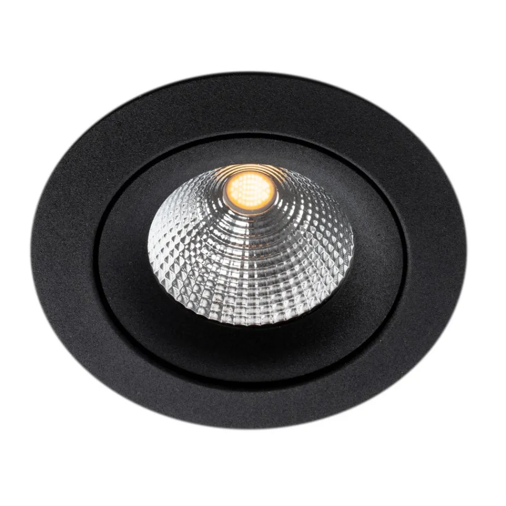 Loftlamper|Indbygningsspots ^ The Light Group SLC One 360° SunLike LED indbygningslampe sort 930