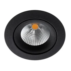 Loftlamper|Indbygningsspots ^ The Light Group SLC One 360° SunLike LED indbygningslampe sort 930