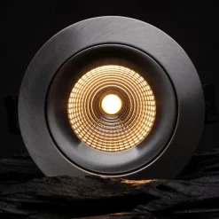 The Light Group Loftlamper|Indbygningsspots > SLC One 360° SunLike LED indbygningslampe alu 930