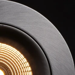 The Light Group Loftlamper|Indbygningsspots > SLC One 360° SunLike LED indbygningslampe alu 930