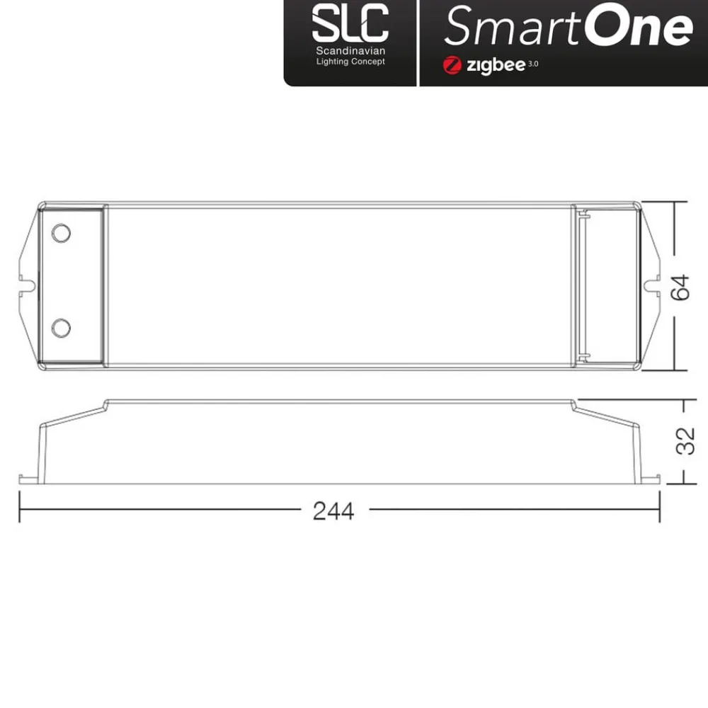 The Light Group Driver Konstant Spænding > SLC SmartOne strømfors. ZigBee CV 24V 75W PWM RGBW