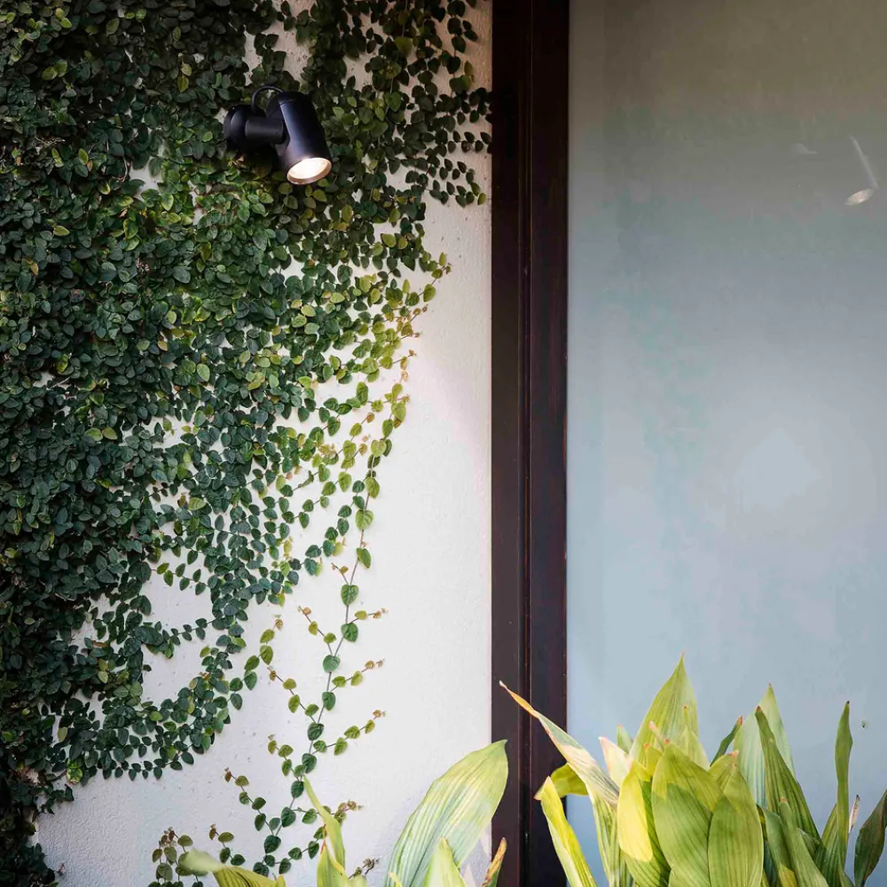 Udendørs Spot ^ FARO BARCELONA Slot udendørs LED-vægspot, fremspring 20 cm