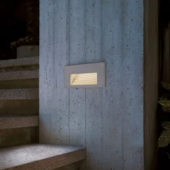 Væglamper ^ SLV Brick LED downunder indbygget væglampe 3.000K