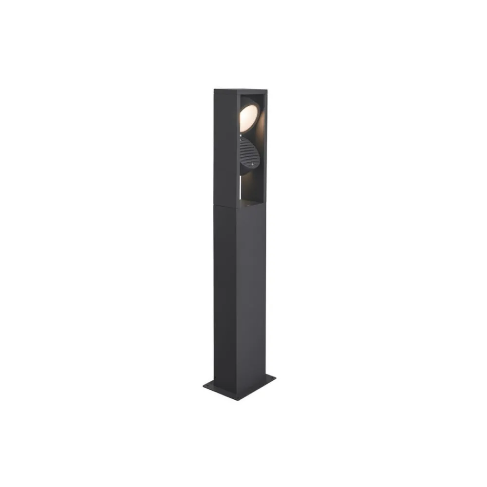 Gadebelysning ^ SLV Eskina Frame 75 LED-vejlampe, antracit, aluminium, IP65, CCT