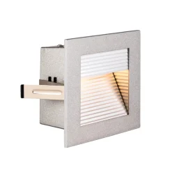 SLV Indbygningsspots|Spotlights > Frame Curve LED-indbygningslampe sølv