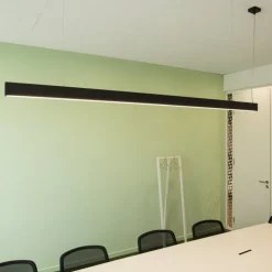 Arbejdsrum/Kontor ^ SLV Glenos LED-pendel 205 cm sort