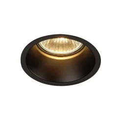 SLV Indbygningsspots|Spotlights > Horn indbygningsspot GU10, mat sort