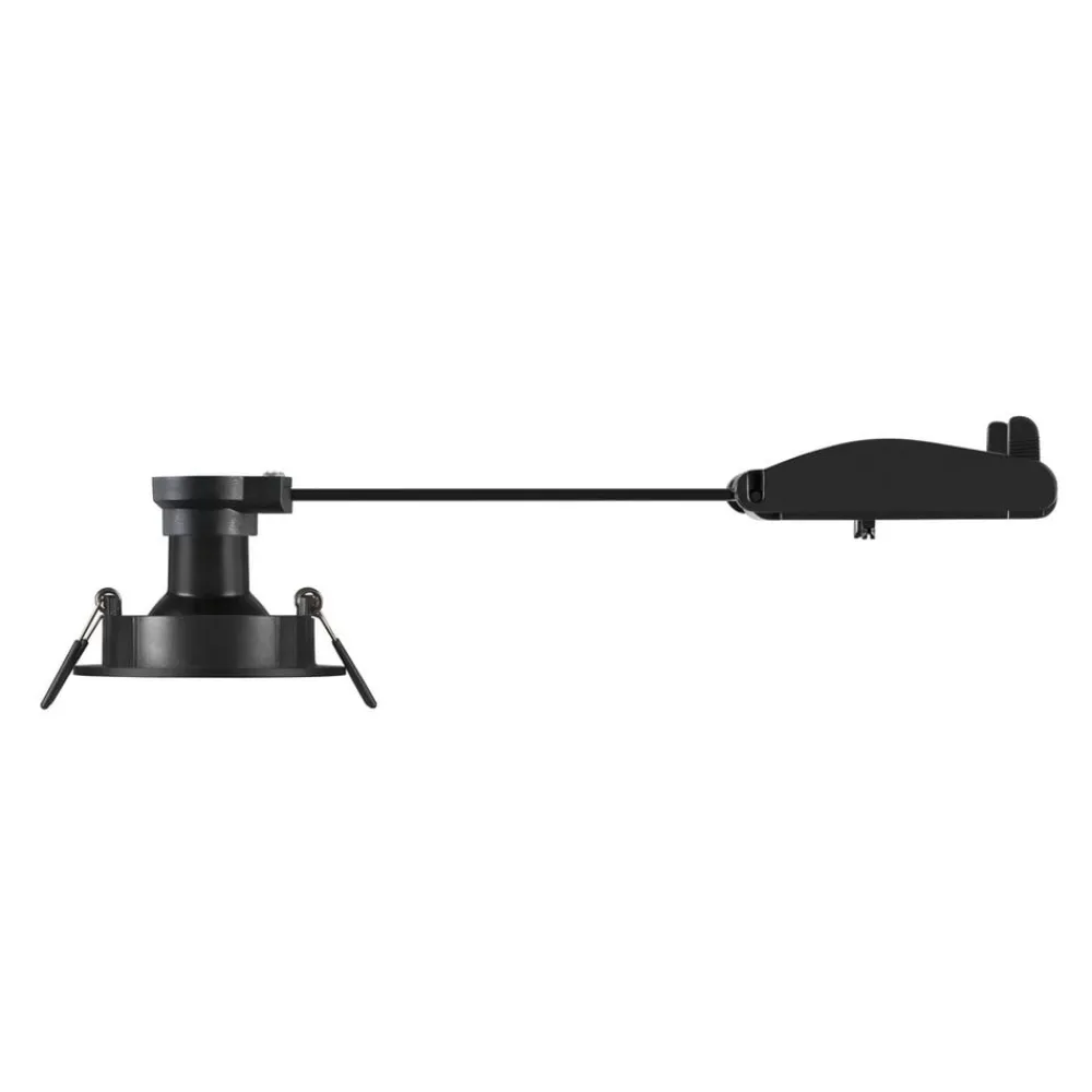 SLV Indbygningsspots > Indbygget loftslampe New Tria, sort, aluminium, Ø 8,2 cm