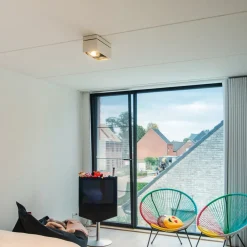 SLV Udendørs Loftlamper > Kardamod loftlampe, hvid, stål, længde 31,5 cm, 2 lyskilder.