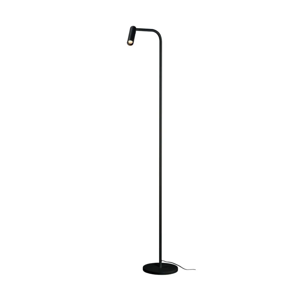 SLV Arbejdsrum/Kontor|Gulvlamper > Karpo LED-gulvlampe, med dæmper, sort