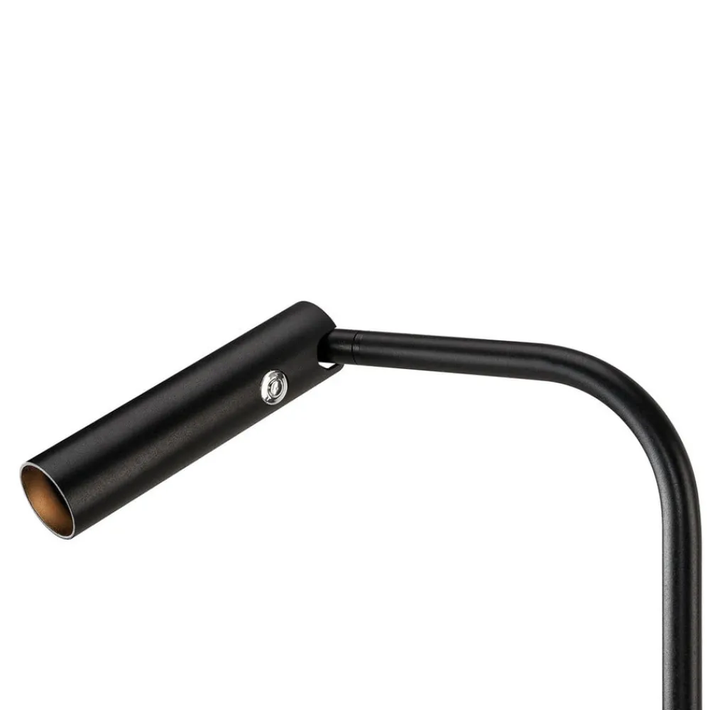 SLV Arbejdsrum/Kontor|Gulvlamper > Karpo LED-gulvlampe, med dæmper, sort