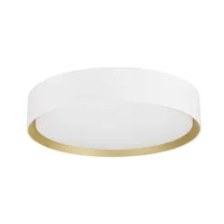 SLV Loftlamper > LED-loftlampe Decona, Ø 30 cm, hvid/guldfarvet, metal