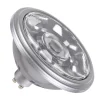 Dæmpbar Led-Pære ^ SLV LED-reflektor QPAR111 GU10 sølv 12,5W 3000K 950 lumen