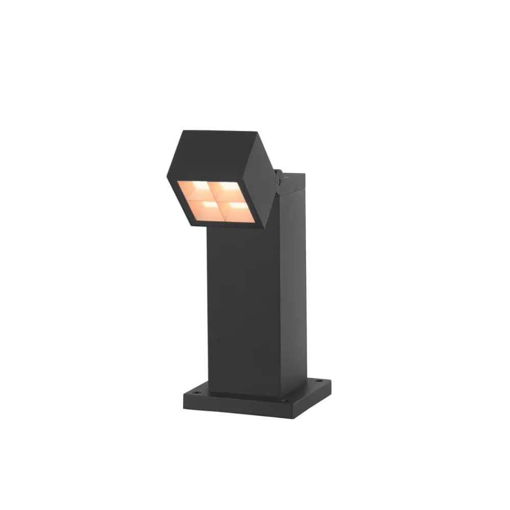 SLV Sokkellamper > LED-sokkellampe S-Cube 35, antracit, aluminium, højde 35 cm