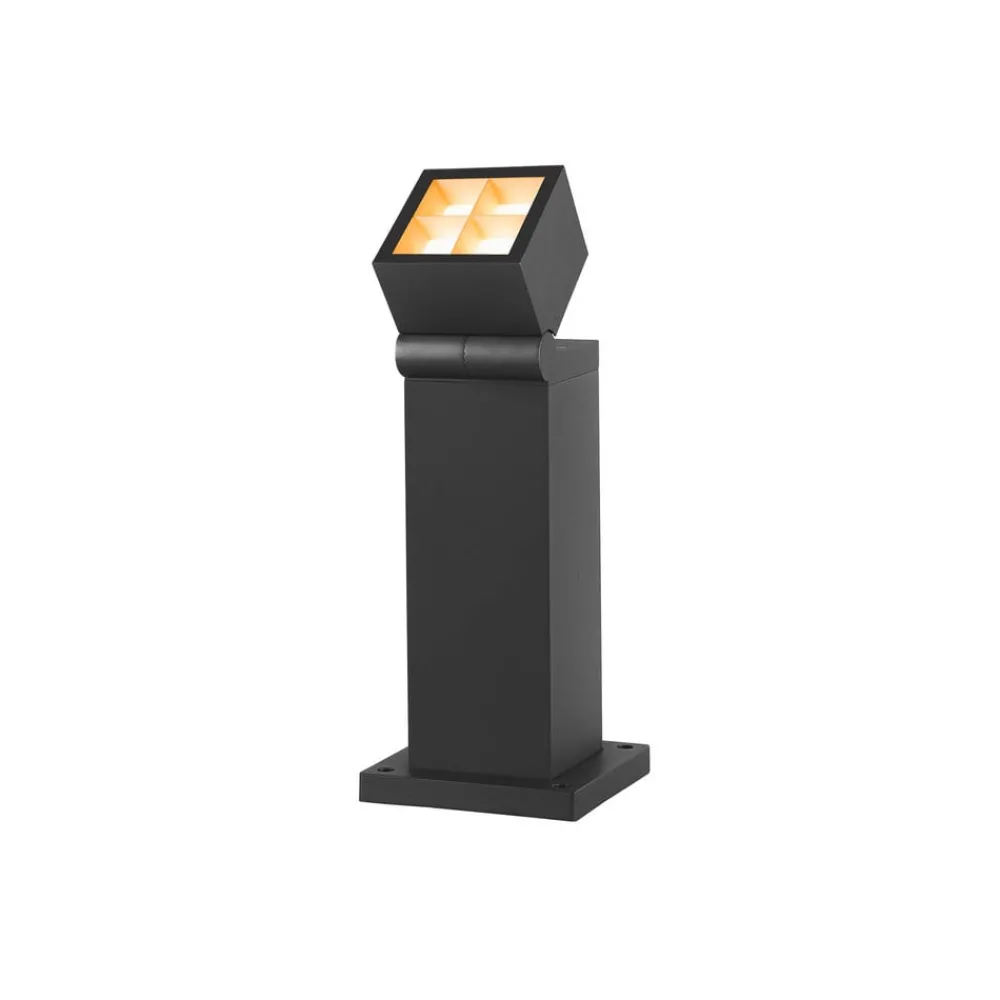 SLV Sokkellamper > LED-sokkellampe S-Cube 35, antracit, aluminium, højde 35 cm