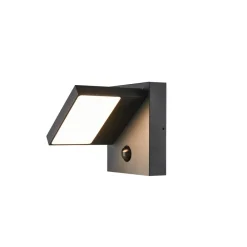 SLV Væglampe Med Sensor > LED-væglampe Abridor, antracit, bredde 14 cm, sensor