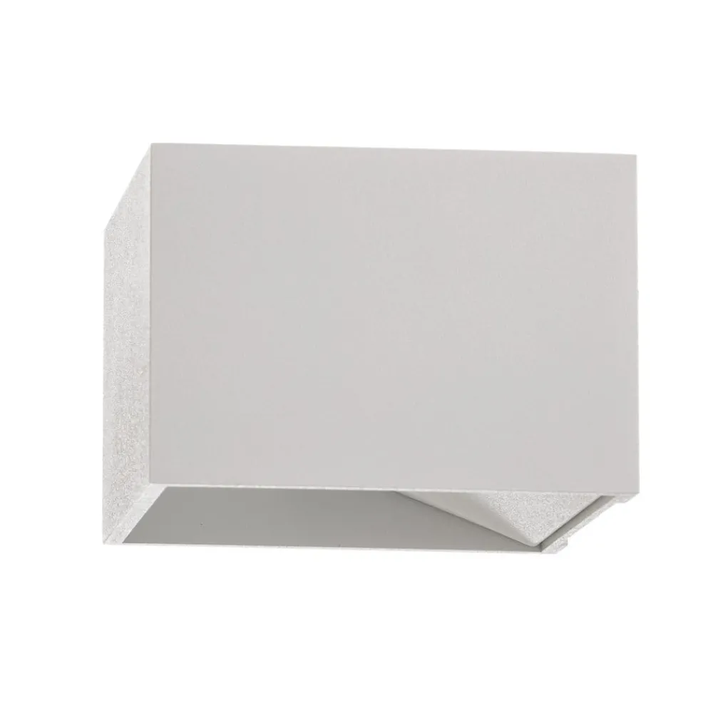 SLV Væglamper > LED-væglampe Logs In, hvid/hvid, aluminium, bredde 10 cm