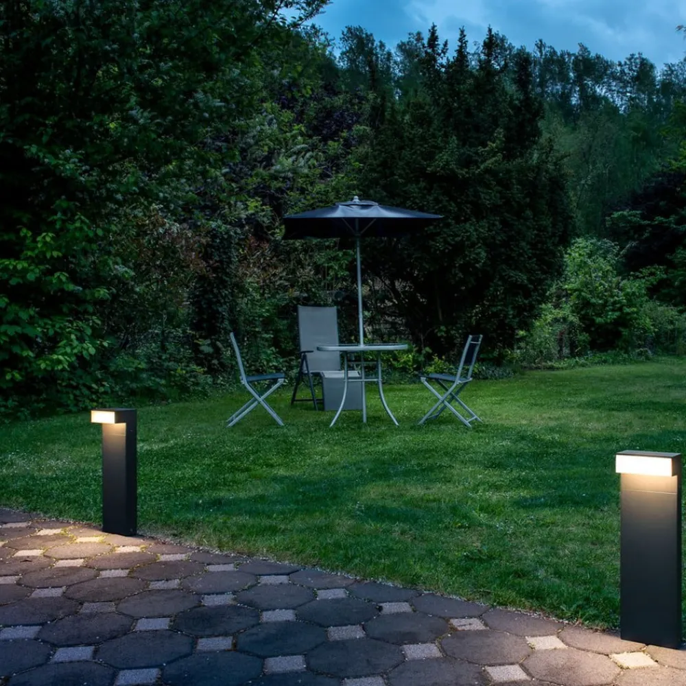 Sokkellamper ^ SLV L-Line Out LED-sokkelampe CCT, højde 50 cm