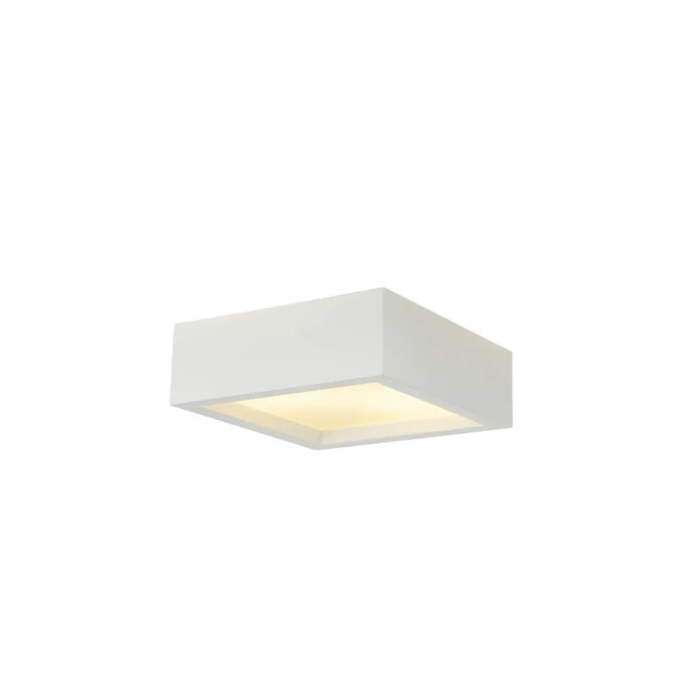 SLV Loftlamper > loftlampe Plastra 104, hvid, gips, bredde 25 cm