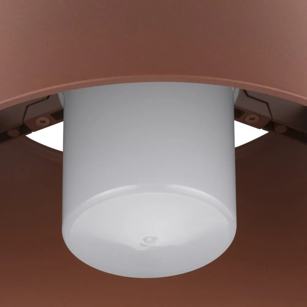 SLV Udendørs Loftlamper > Photoni loftlampe, rustfarvet, aluminium, Ø 25 cm