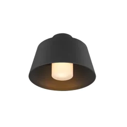 SLV Udendørs Loftlamper > Photoni loftlampe, sort, aluminium, Ø 25 cm