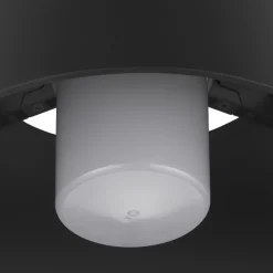 SLV Udendørs Loftlamper > Photoni loftlampe, sort, aluminium, Ø 25 cm