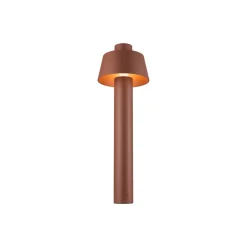 SLV Gadebelysning > Photoni 75, rustfarvet, aluminium, højde 75 cm