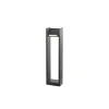 Gadebelysning ^ SLV Quad Pole LED-vejlampe, antracit, aluminium, højde 90 cm