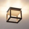 SLV Udendørs Loftlamper > Quadrulo LED udendørs loftslampe indir. antracit