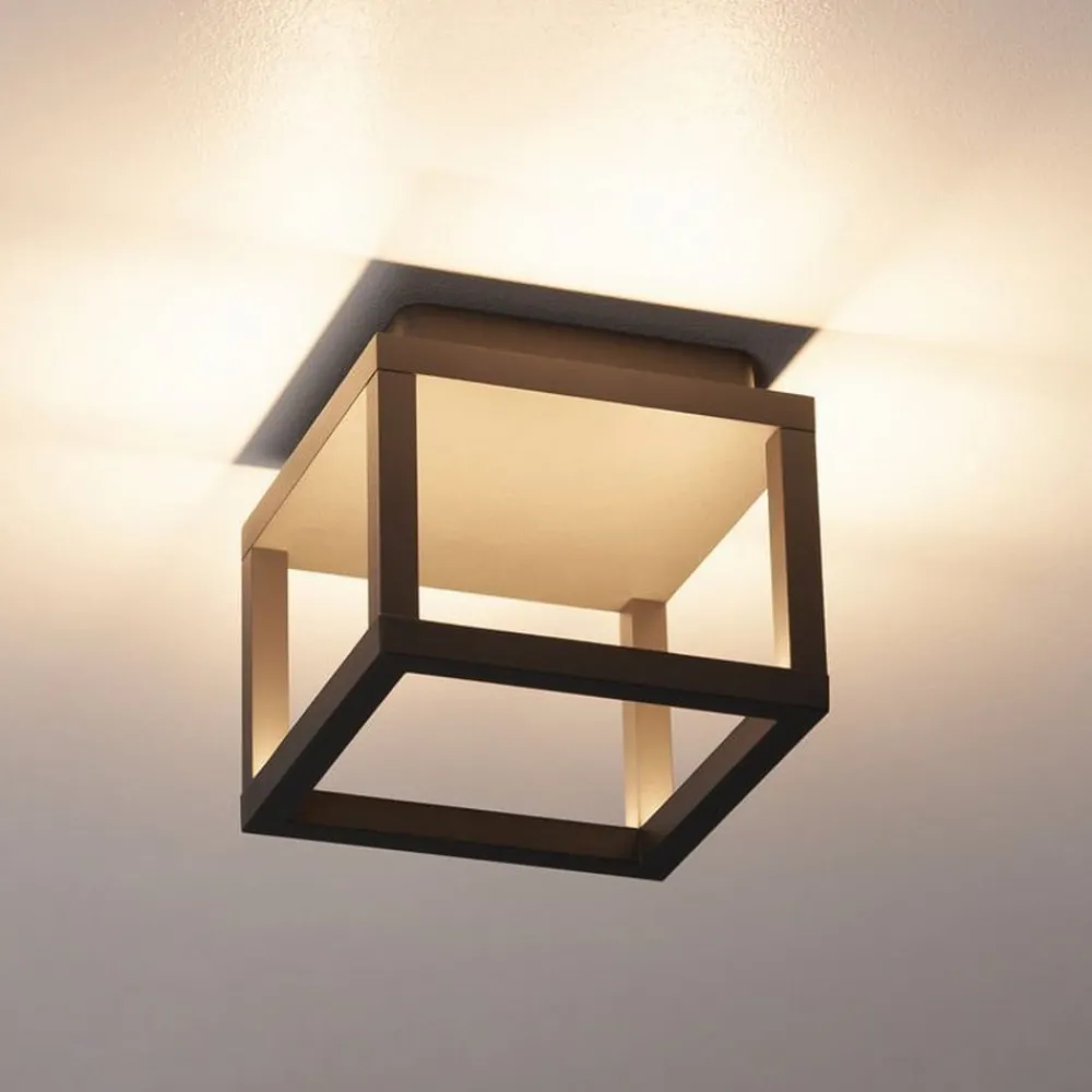 SLV Udendørs Loftlamper > Quadrulo LED udendørs loftslampe indir. antracit