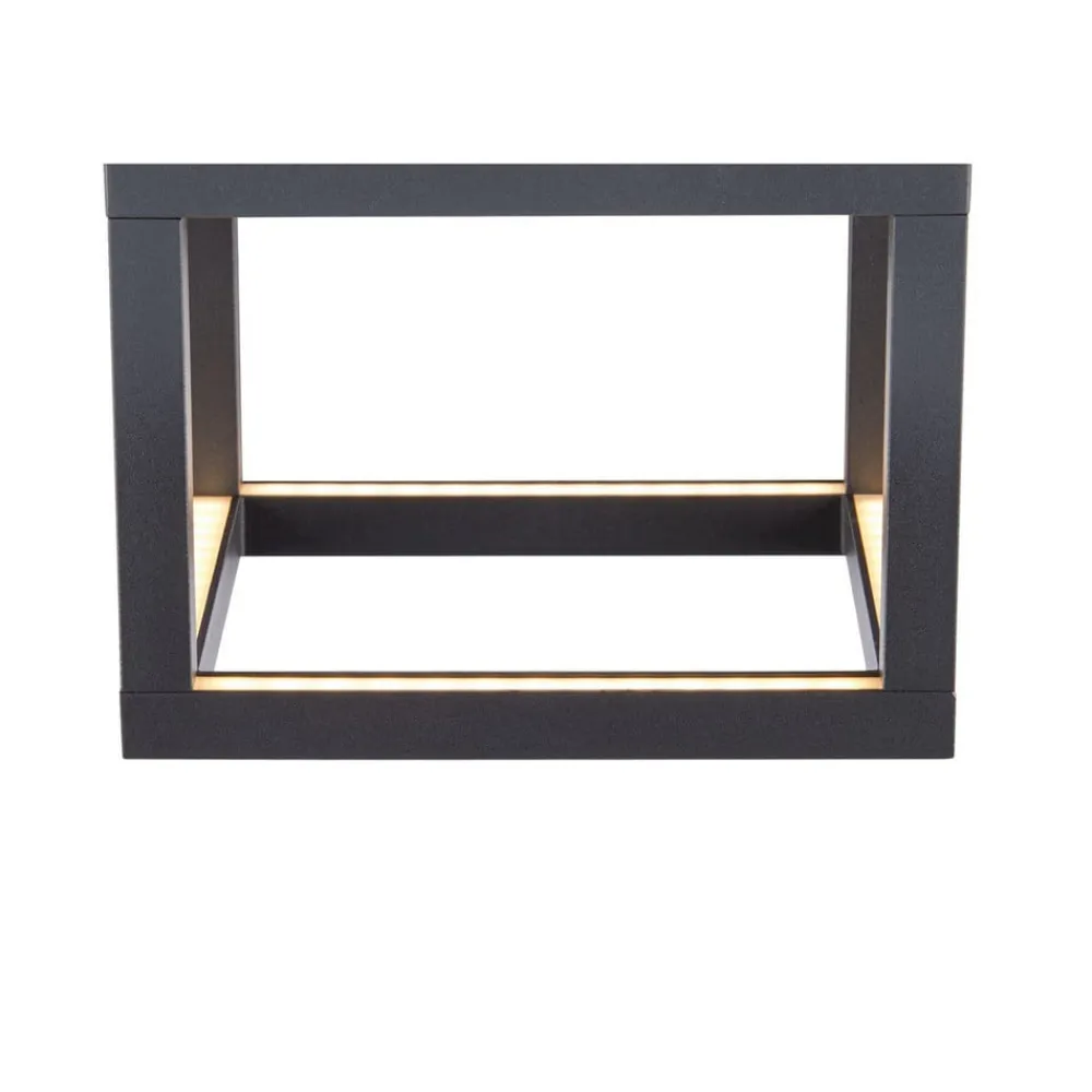 SLV Udendørs Loftlamper > Quadrulo LED udendørs loftslampe indir. antracit