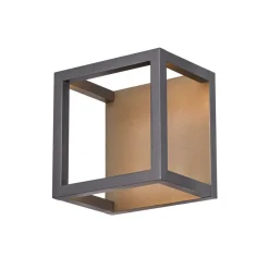 SLV Udendørs Loftlamper > Quadrulo LED udendørs loftslampe indir. antracit
