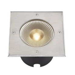 Nedgravet Udebelysning|Udendørs Spot ^ SLV Rocci 200 LED indbygget gulvlampe firkantet 20 cm