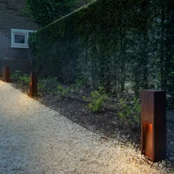 SLV Sokkellamper > Rusty Slot 50 LED-sokkelampe, højde 50 cm