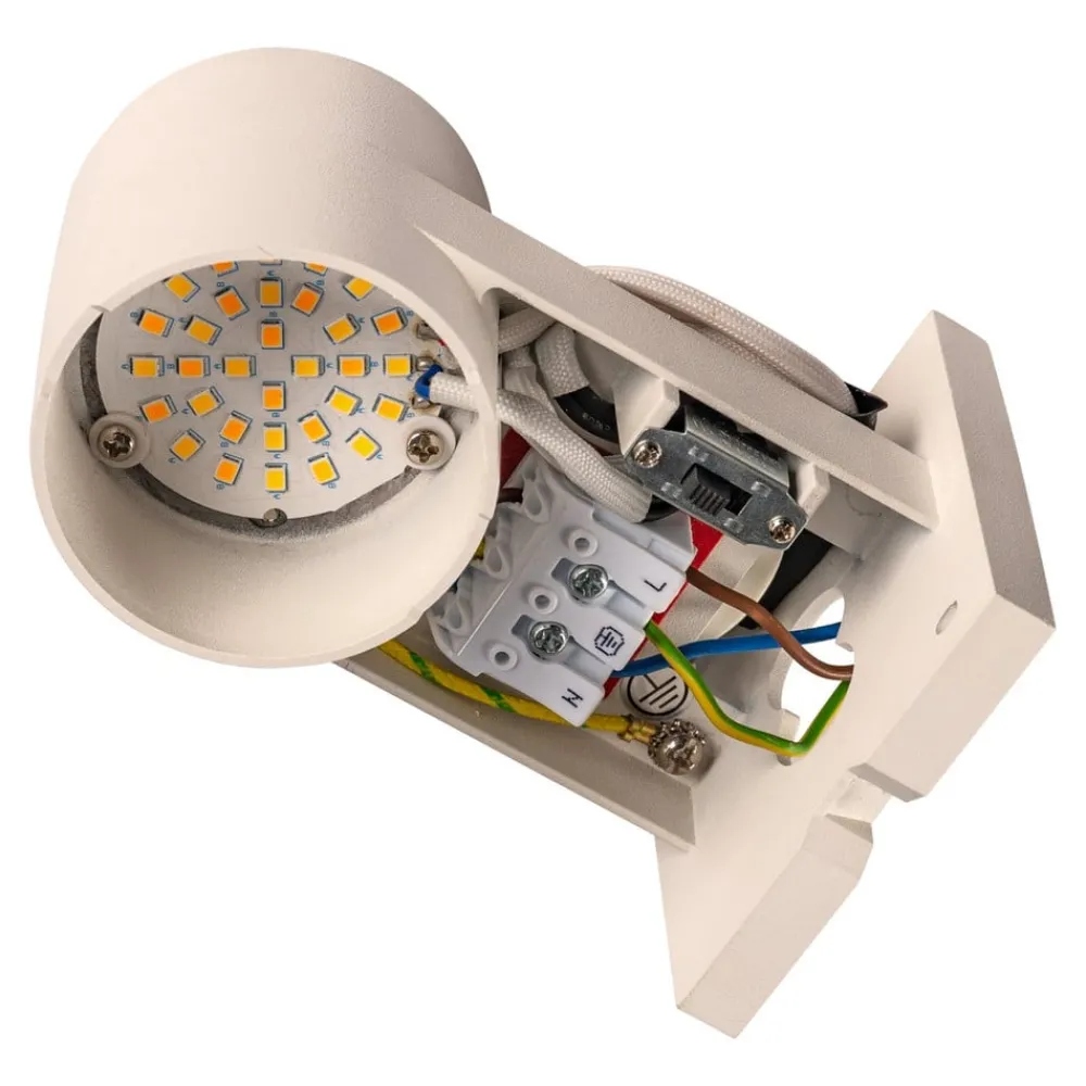 Udendørs Loftlamper ^ SLV Rusty udendørs LED-væglampe, up/down, kvader