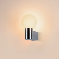 SLV Væg- Og Spejllamper > Varyt væglampe til badeværelset, krom, aluminium, bredde 12 cm