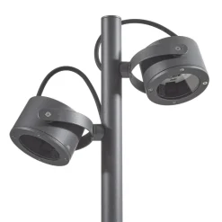 Gadebelysning ^ SLV vejlampe Sitra, 2 lyskilder, antracit, aluminium, GX53, IP44