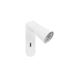 Væglamper ^ SLV væglampe Puri 2.0 Cone, hvid, bredde 15 cm, metal
