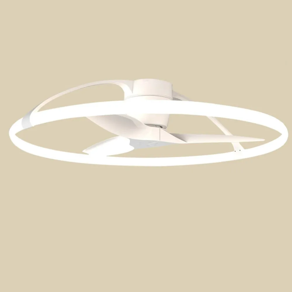 Mantra Iluminación Loftventilatorer > Smart LED-loftventilator Nepal, hvid, DC, støjsvag