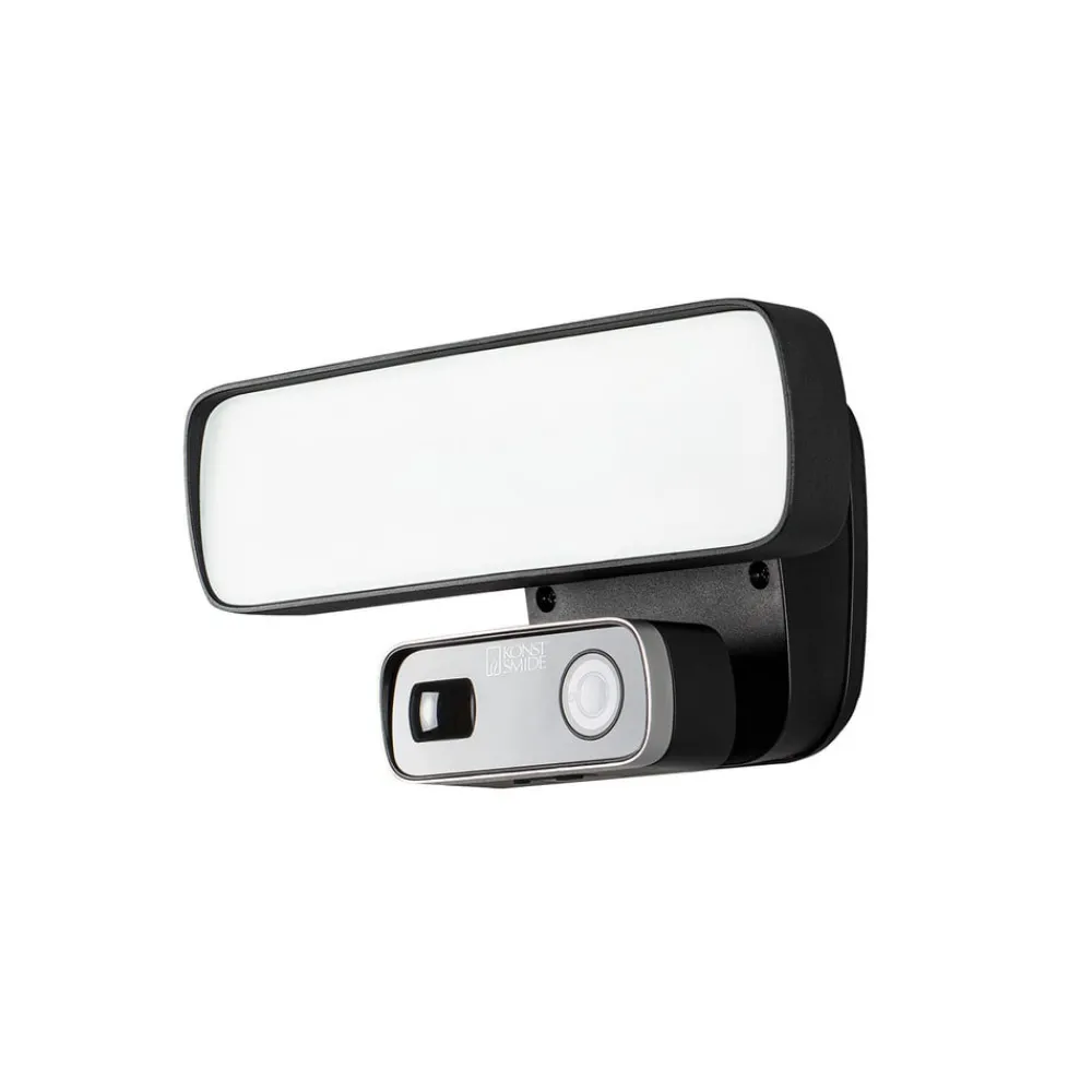 Konstsmide Væglampe Med Sensor|Udendørs Spot > Smartlight 7868-750 LED-kameralampe WiFi 1.200lm