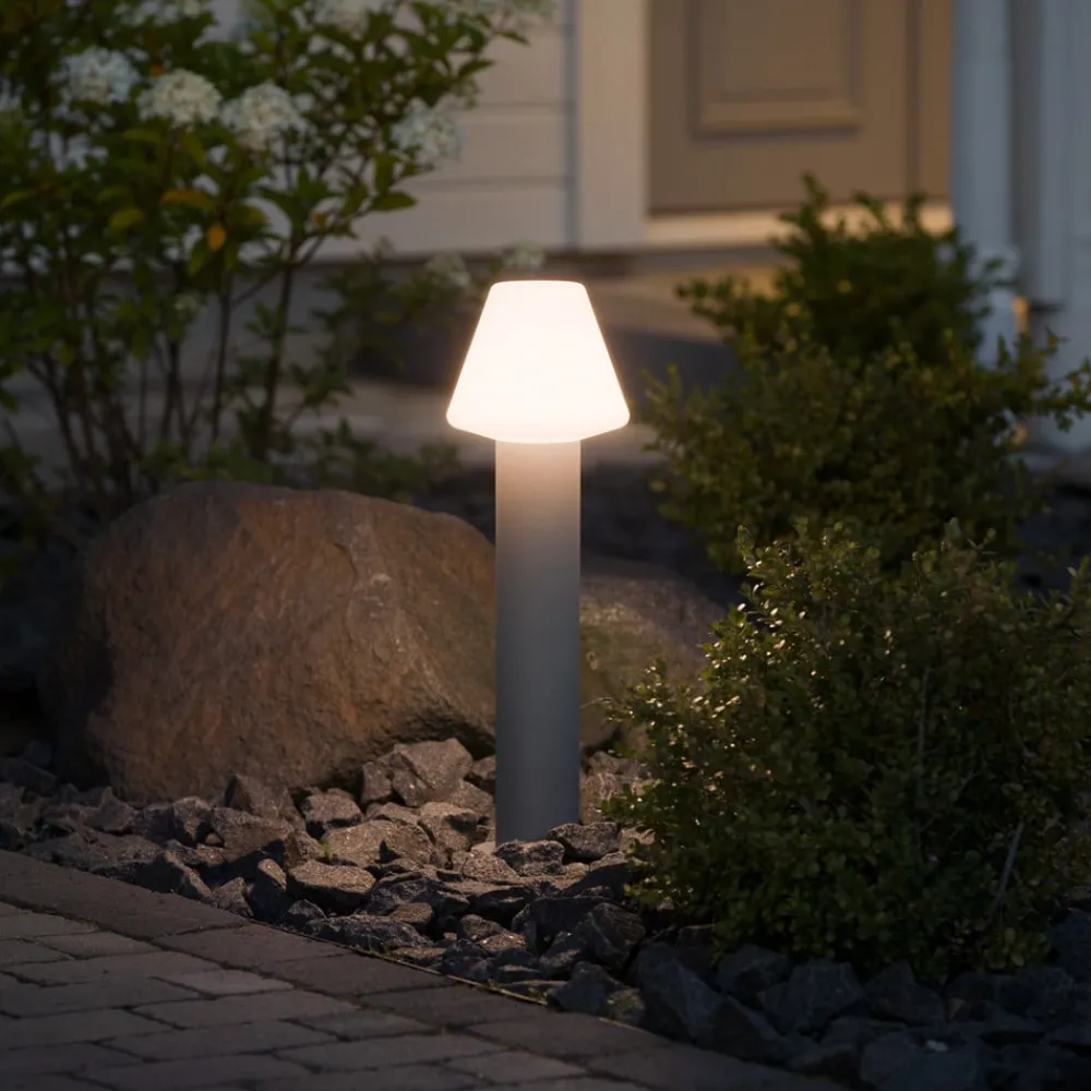 Terrassebelysning|Sokkellamper ^ Konstsmide Smuk sokkellampe Barletta