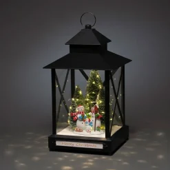 Konstsmide Christmas Julepynt|Julelys Udendørs > Snemænd LED-dekorationslygte, sort, IP44, 42cm
