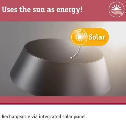 Paulmann Solcellelamper > Soala Solcelle Lampe Anthracite -