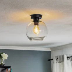 Eko-Light Loftlamper > Sofia loftlampe med klart glasskærm
