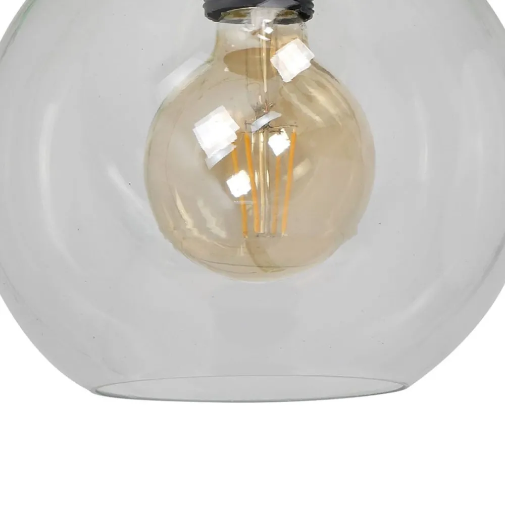 Eko-Light Loftlamper > Sofia loftlampe med klart glasskærm