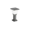 Sokkellamper ^ Fabas Luce Sokkellampe Lena, 30 cm, mørkegrå, metal, E27, IP65