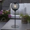 STAR TRADING Dekorationsbelysning > Solar LED-bordlampe Sunlight med væv