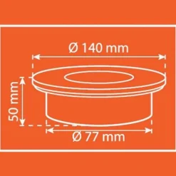 Smartwares Solcellelamper|Nedgravet Udebelysning > Solar LED nedgravningsspot Lugo, IP44, stål, glas