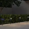 Reality Leuchten Solcellelamper > Solar spotlight Obidos, sort mat, aluminium, 3 stk